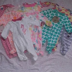 10 piece newborn sleepers